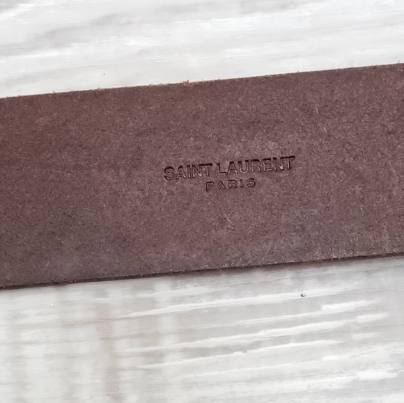 ***SOLD****100% Authentic YSL dark brown belt 31inches/80cm - Picture 5 of 8